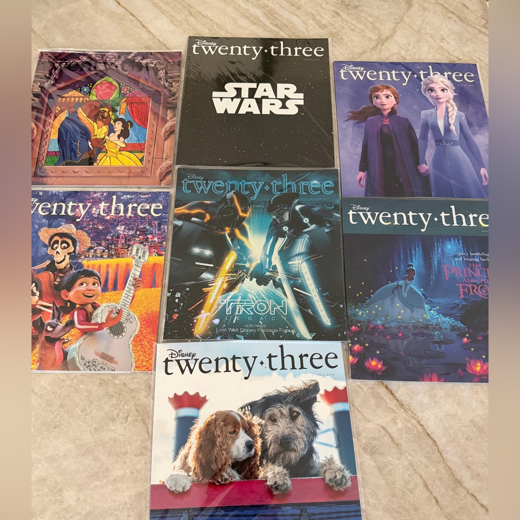 Disney Other | D23 Disney Magazine, Lot Of 7 From 2009-2019 New And Sealed. Perfect | Color: Black/Purple | Size: Os