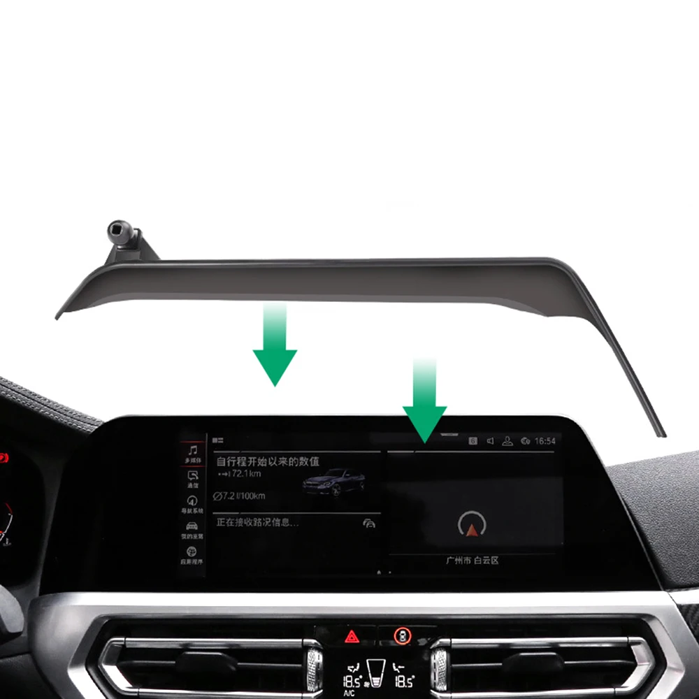 Autotelefon halter halterung für BMW 3er G20 G28 2013-2015 2020 Zoll Navigations bildschirm Auto halterung Freis prec heinrich tung Handy halter Image