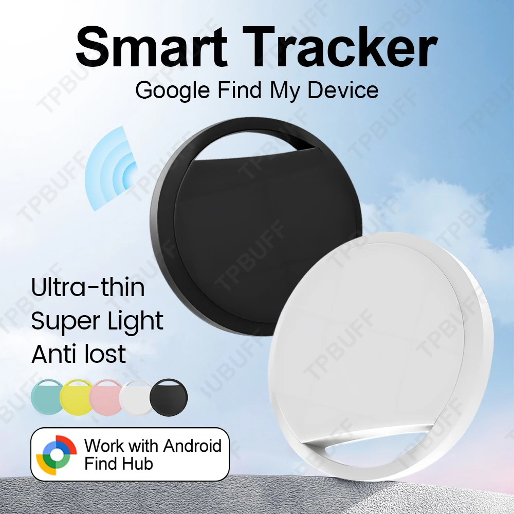 Bluetooth Smart Tag Android Gps Tracker Google Find My APP Anti-Verloren Lange Batterie Mini Katze Gps Tracker Für Auto Motorrad fahrrad Image
