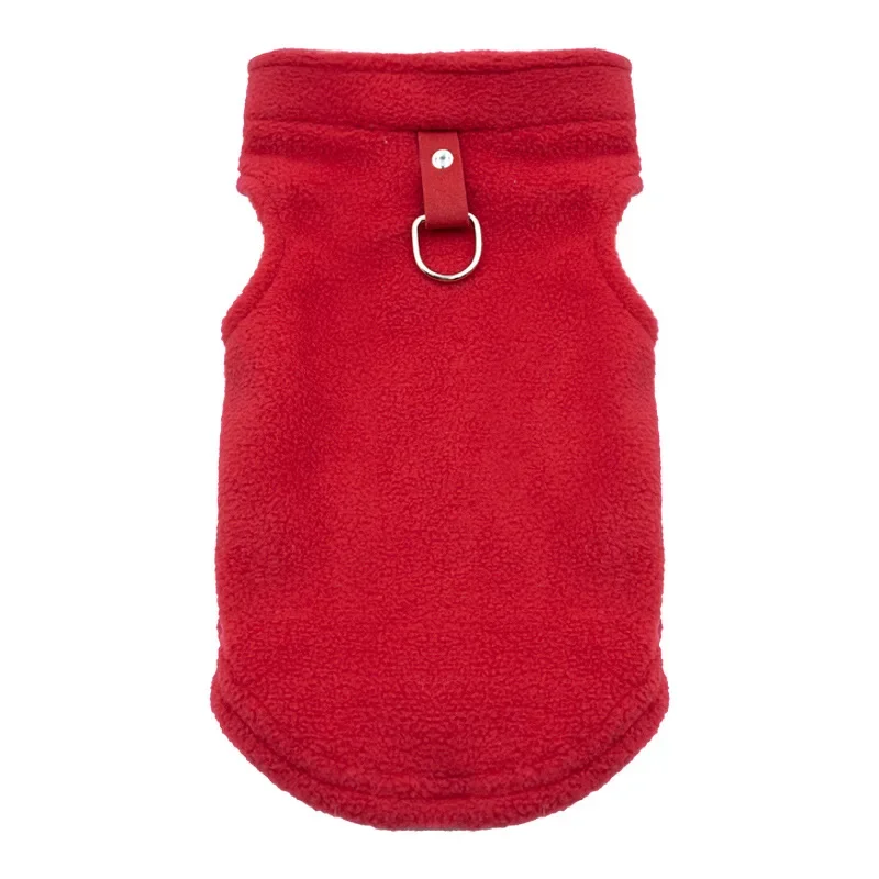 Polar Fleece Anzug Kleidung für eine Kleidung Haustier Katzen Zubehör Einfarbig Haustiere Hoodie Hausgarten Luftfritteuse Mode Weihnachten Image