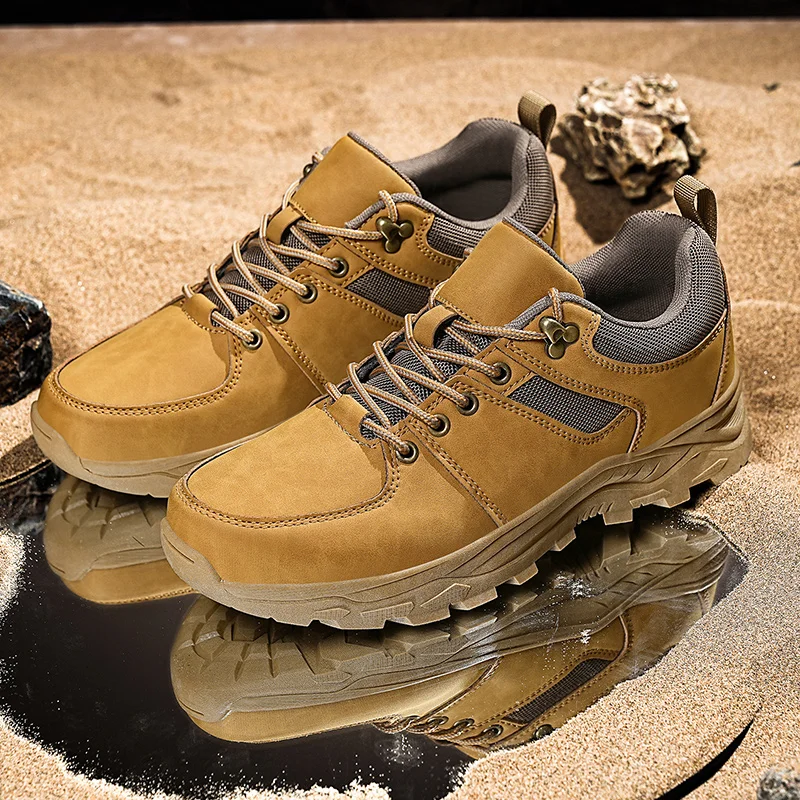 Neue Mode Patchwork Outdoor Turnschuhe Atmungsaktive männer Casual Schuhe Männer Desert Combat Schuhe Große Größe Nicht-Slip Wandern schuhe