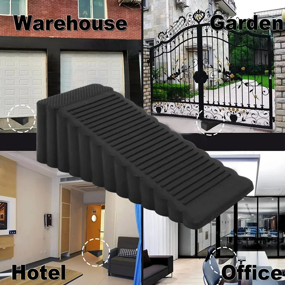 Wiederverwendbare Türstopper, Gummi-Türstopper, Sicherheitsstoßstangen, Heimwerken, Büros, Stürme, hintere Halterungen, Stopper, vordere Stopper Image