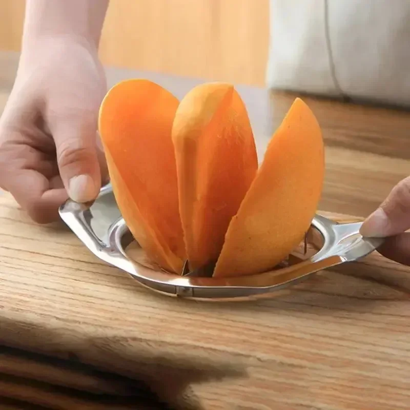 Küche Komfort Werkzeuge Mango Cutter Obst Splitter Werkzeuge Mango Messer Mangos Corer Edelstahl Mango Slicer Schäler Gadgets