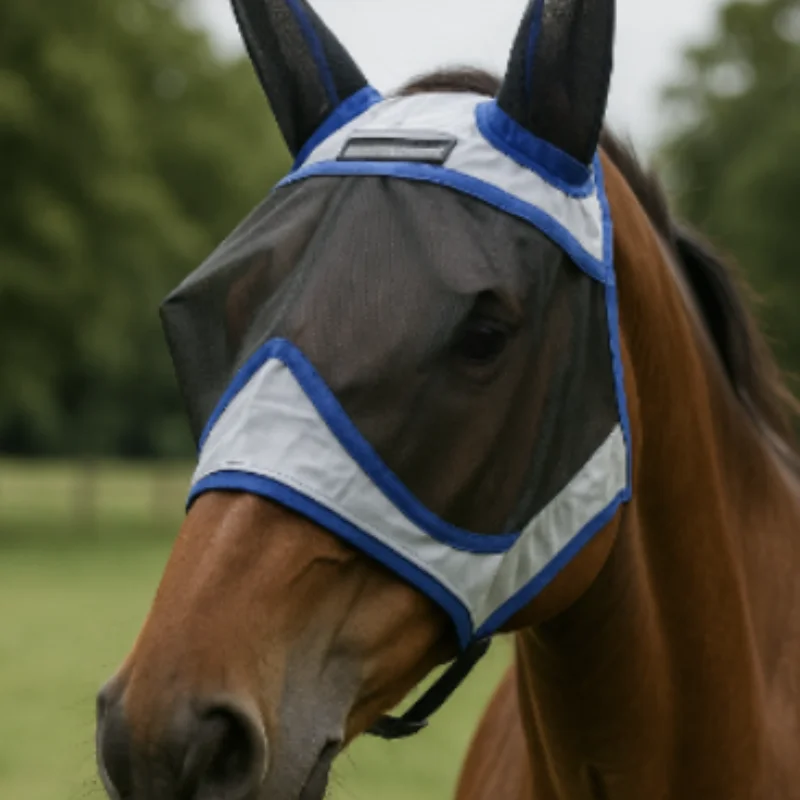 Pferdepflegemittel, Gesichtsmaske für Pferde, Gesichtsschutzmaske für Pferde, Schutzmaske für Mücken und Insekten, Gesichtsmaske für Pferde Image