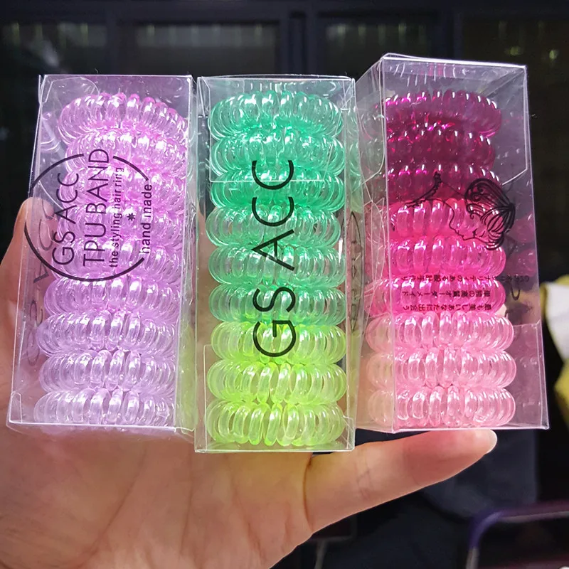 9 stücke haar zubehör para el cabello Haar gummis cheveux für frauen gummi elastische bänder pferdes chwanz borracha diademas Image