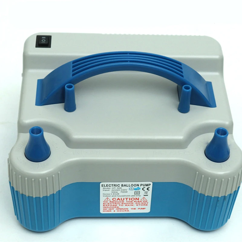 Kunststoff Ballon Pumpe Elektrische Inflator Elektrische Ballon Inflator Tragbare Ballon Maschine Hochzeit Geburtstag Inflator EU stecker Image
