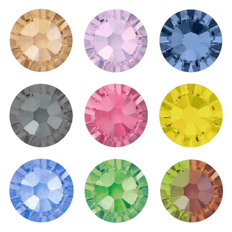 YANRUO 2058 Nicht Hotfix Kristalle Nail art DIY Kleber Strass Flatback Glas Strasssteine Für Nägel Dekorationen Image