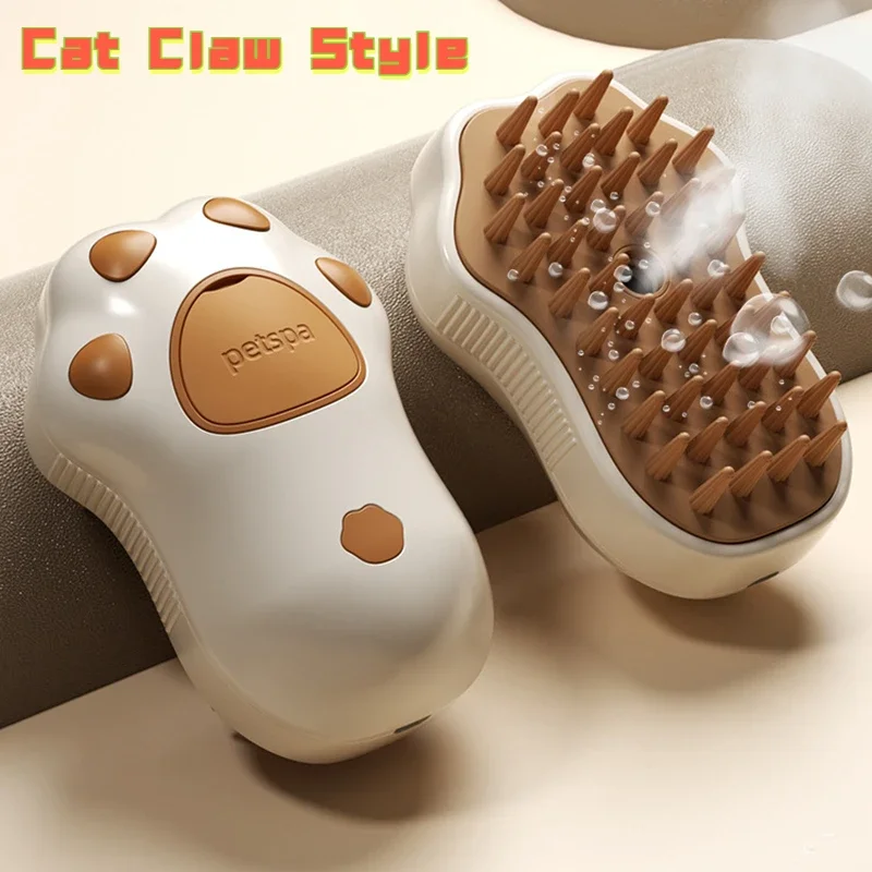 Katzen Hunde haar Haustier bürste Pflege kamm für Hunde Schönheit Haustiere Hunde Zubehör Werkzeuge Elektro spray dreifach lose Dampf Katzen liefert Image