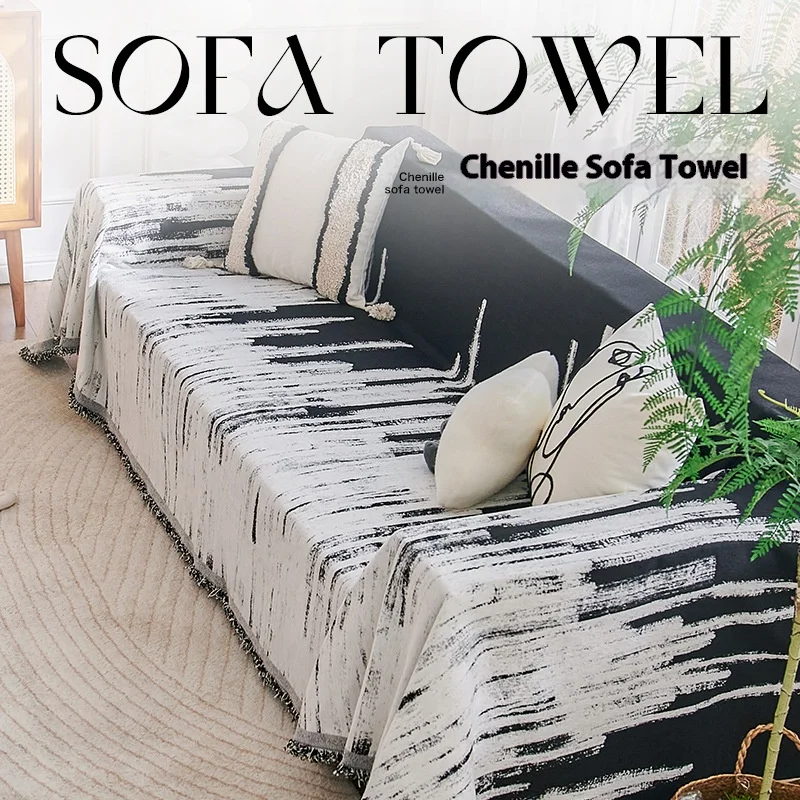 Hause Sofa Abdeckung Ins Stil Sofa tuch Vier Jahreszeiten Universal Sofa Handtuch Anti-katze Kratzen Sofa Kissen Sofa Decke abdeckung Image