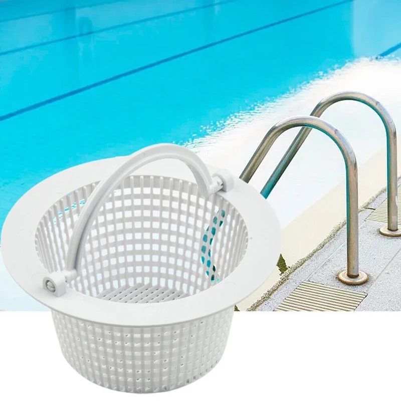 15,8 cm Pool-Skimmer-Korb für Inground-Pools, Skimmer-Korb mit Griff, Skimmer-Wanddrainage-Zubehör, Filterkorb für Pool Image