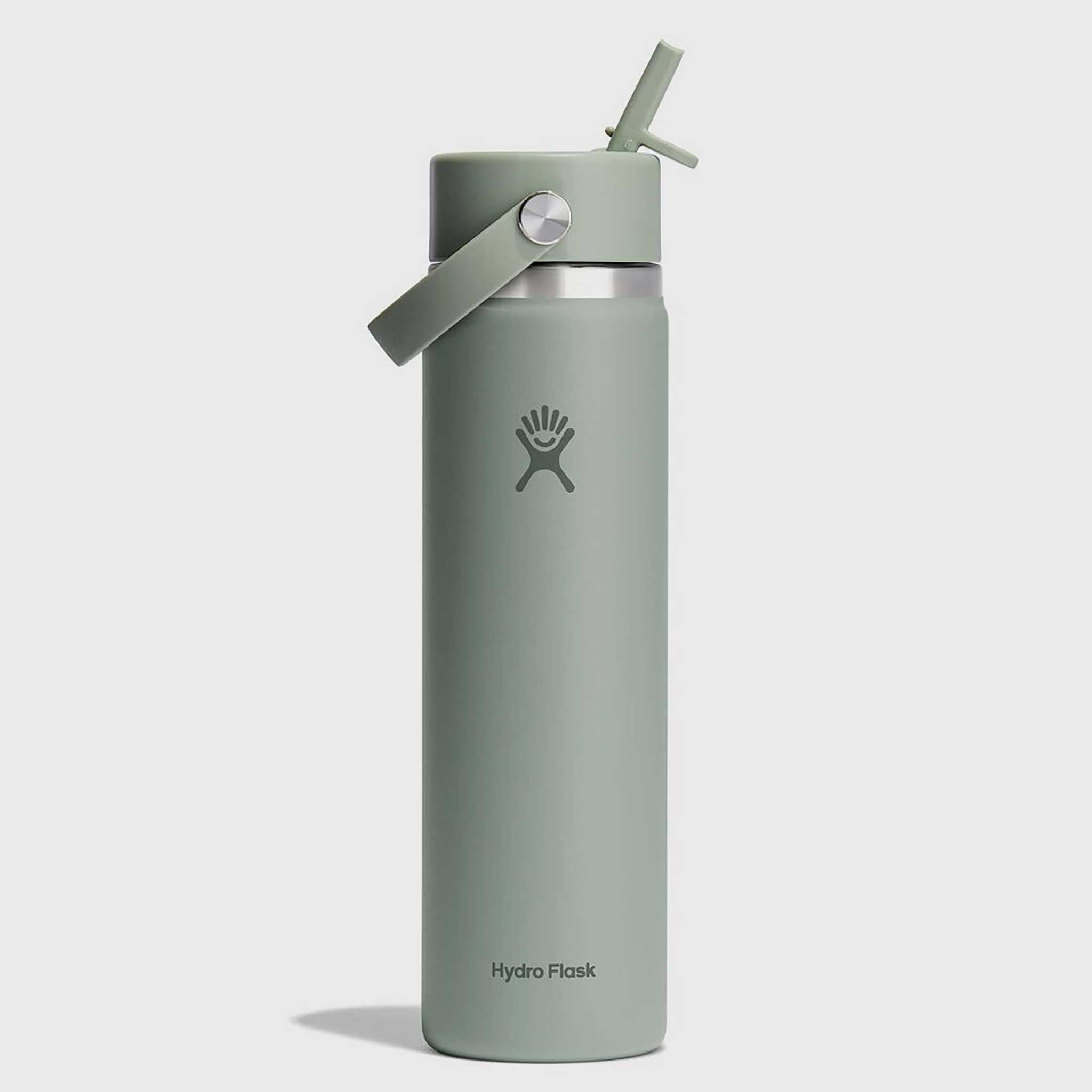 Hydro Flask 24oz Wide Flex Straw Cap Bottle Water Bottles and Drinkware Agave - Hydro Flask