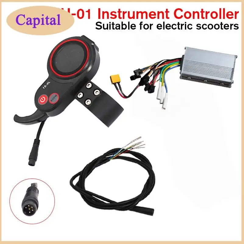 Elektroroller modifiziertes Fahrrad intelligenter bürstenloser Controller JH-01 Meter + Controller Image