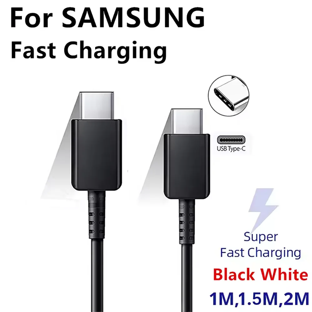 NNBILI 45W PD Schnellladekabel für Samsung Galaxy S24/S23 Ultra/S22/S21/S20 Note20 A54/A53 Schnellladung USB-C auf C Datenkabel Image