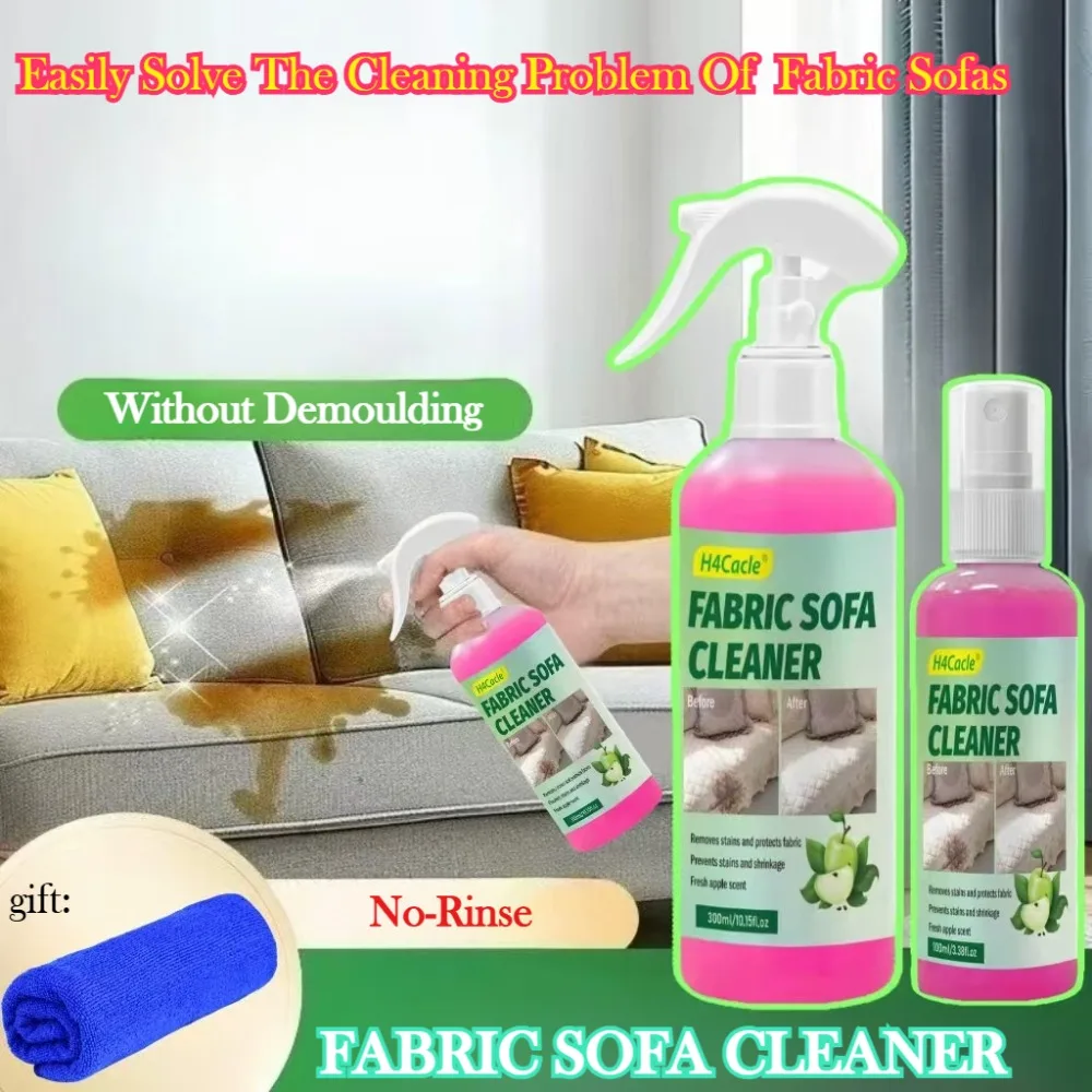Sofa-Stoff-Trockenreiniger, Fleckenentferner für Kleidung, Autoinnenraum, Vorhänge, Sitze, Matratze, wasserloses Reinigungsmittel, Teppichreiniger Image