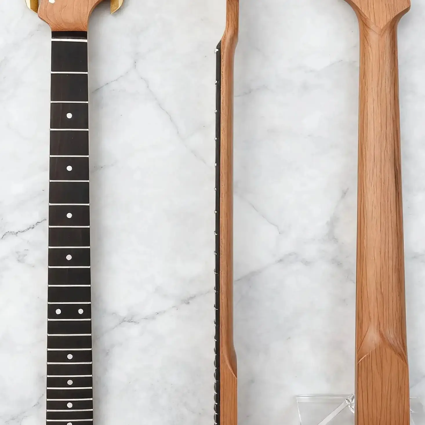 Premium-E-Gitarrenhals im ST-Stil, 21 Bünde, konturierte Rückseite, Palisandergriffbrett für den Gitarrenersatz Image