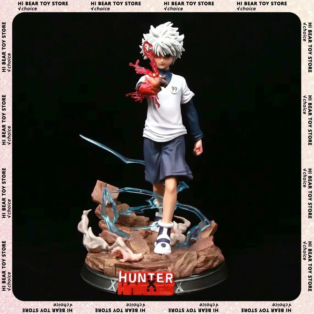 27 cm Hunter×Hunter Figur Killua Zoldyck Anime Figuren Figur Modell Pvc Statue Puppe Sammlung Schreibtisch Dekoration Spielzeug Kinder Geschenke Image