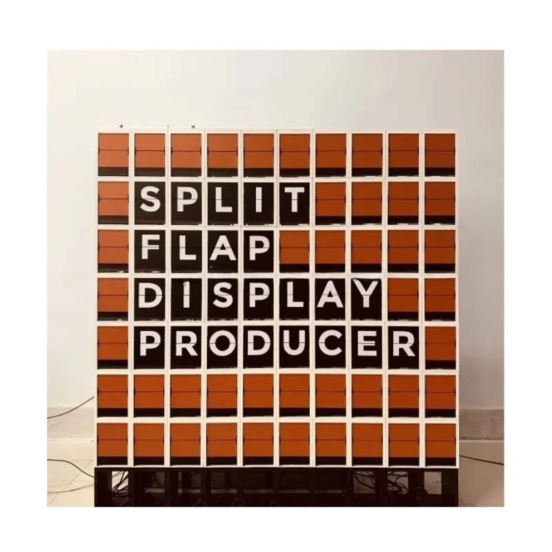 Anpassbare farbige analoge Nachrichtentafel, Klappenanzeige, geteilte Klappenanzeige Image