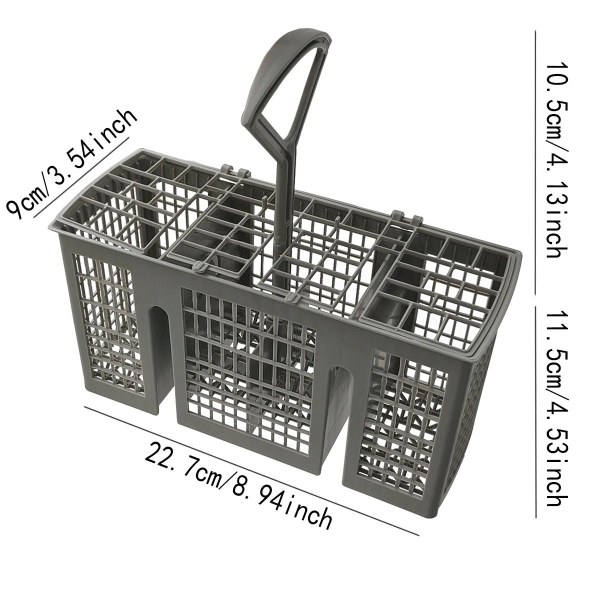 Universeller Besteckkorb für Geschirrspüler, Utensilienkorb für Geschirr, kompatibel mit Bosch Kenmore, Maytag, Whirlpool usw Image