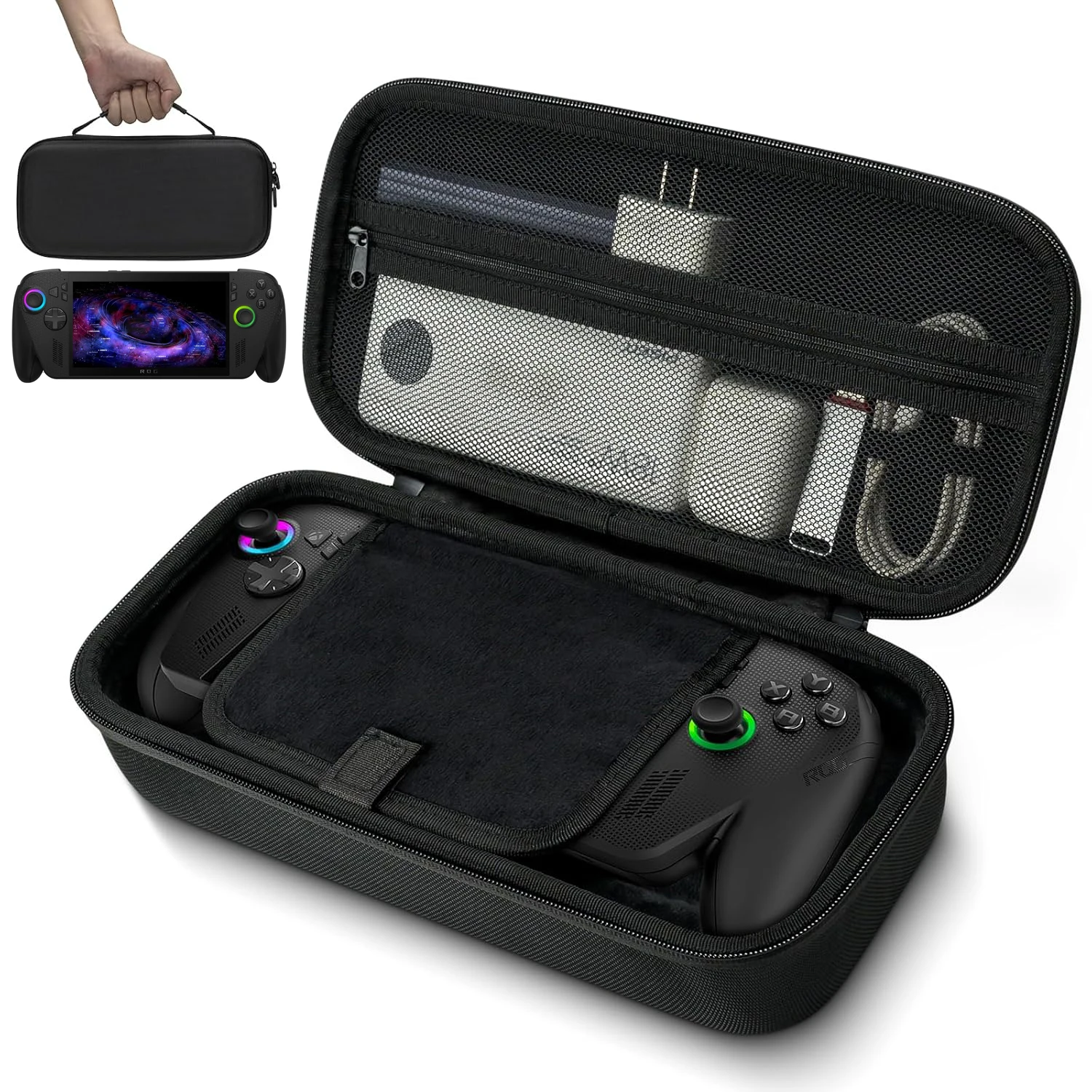 EVA-Tragetasche für ASUS ROG Xbox Ally Spielekonsole, tragbare Reise-Schutztasche, Schale für ROG Xbox Ally X, Zubehör Image