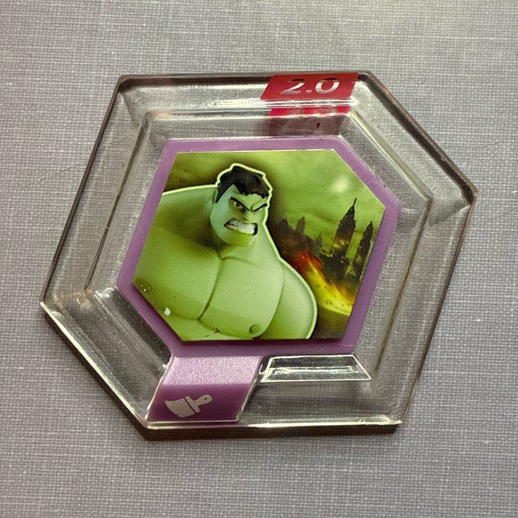Disney Video Games & Consoles | Disney Infinity 2.0 - Marvel Power Disc - World War Hulk Sky - Incredible Hulk | Color: White | Size: Os