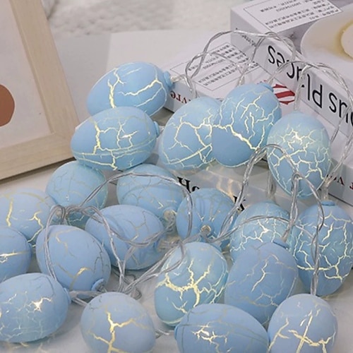 LED-Lichterketten mit USB-Anschluss für Ostereier, ideal für Frühlings- und Osterpartys, auch für drinnen und draußen geeignet Image