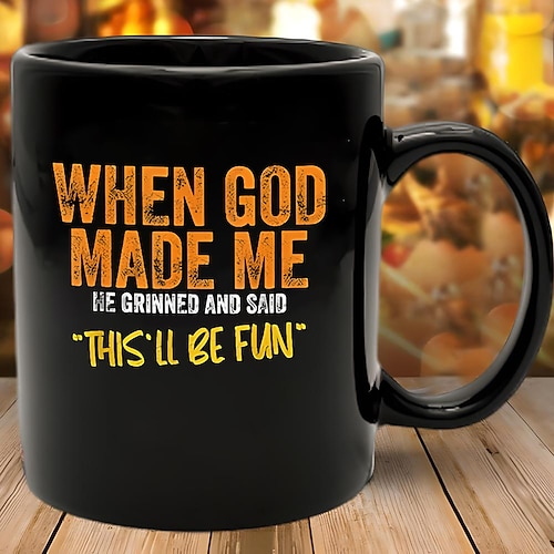 Schwarz Keramik Nachrichtenserie Tassen Becher Image