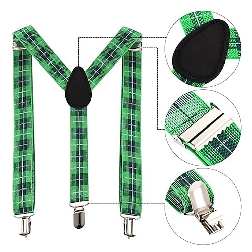 St. Patrick 2026 Kleeblatt Glückliche Iren Karneval Mehre Accessoires Neuheit Lustig Erwachsene Unisex Karneval St. Patrick's Day Party Einfaches Karnevalskostüm Verkleiden Image