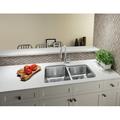 Blanco STELLAR 32" L x 20.5" W Double Bowl Stainless Steel Undermount Kitchen Sink Stainless Steel in Gray | 9 H x 20.5 D in | Wayfair 441023