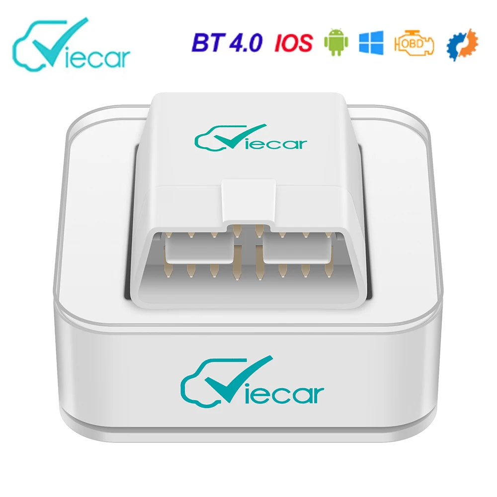 Viecar VC100 ELM327 V1.5 Bluetooth 4,0 PIC18F25K80 für Android für IOS OBD2 Auto Diagnose Scanner Tool Code Reader Image
