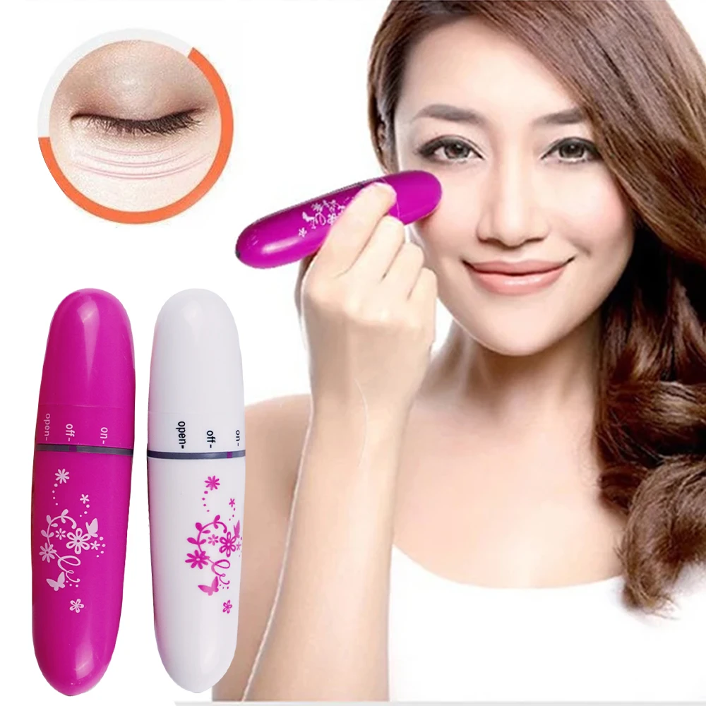 Gesichts Lifting Straffung Vibration Massagegerät Entspannung Falten Entfernung Abnehmen Augen Massage Stick Gesicht Glättung Schönheit Pflege Image