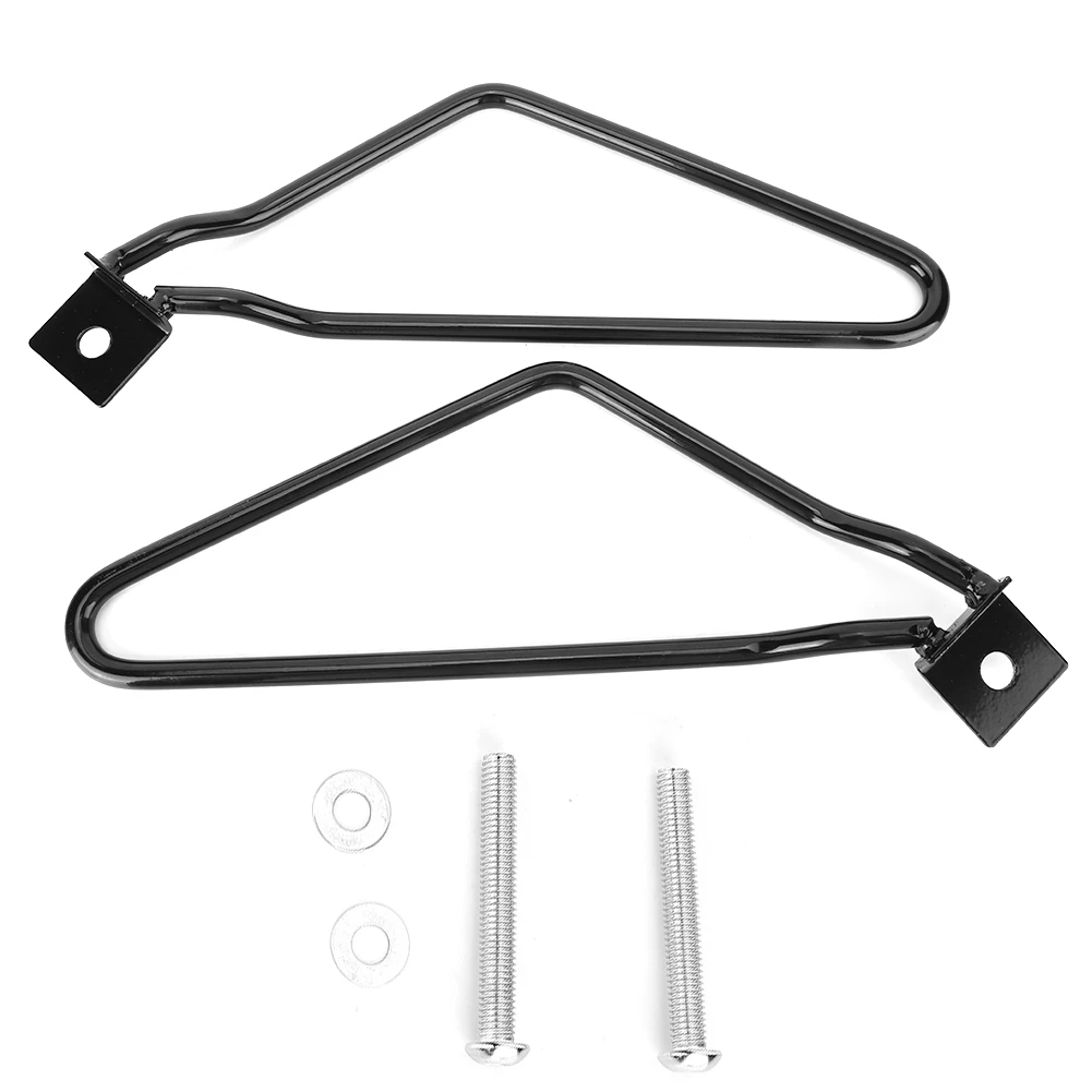 Universal Motorrad Eisen Sattel taschen halterungen unterstützen Zubehör Image