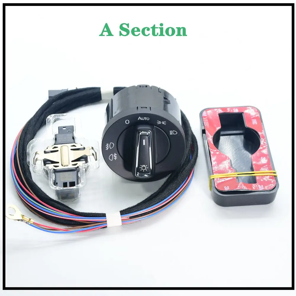 Automatischer Scheinwerfersc halter und Regensensor-Kabelbaum halterung für vw golf mk7 5 gg941431d 5 q0 5 q0955559b 5 q0 b Image