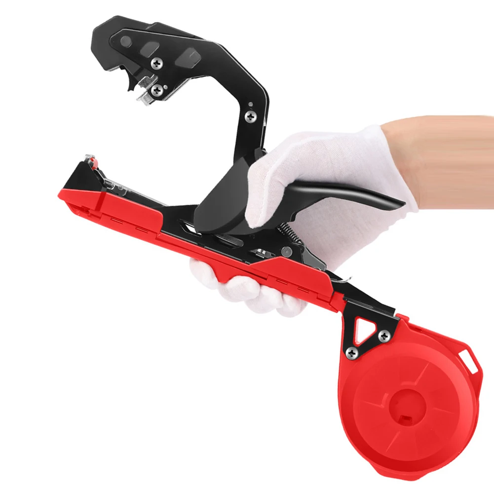 Tragbare Garten Pflanze Zweig Bindemaschine Pflanzen Zweige Hand Binden Werkzeug Hause Pflanzen Band Werkzeug Bindemaschine Image