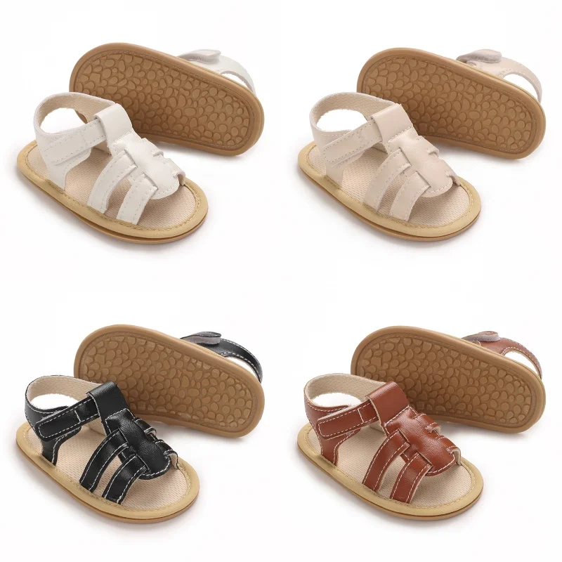 Sommer-Babyschuhe mit Gummisohlen, rutschfeste Babyschuhe, 0–1 Jahre alt, lässige Wanderschuhe, hübsche und niedliche Babyschuhe