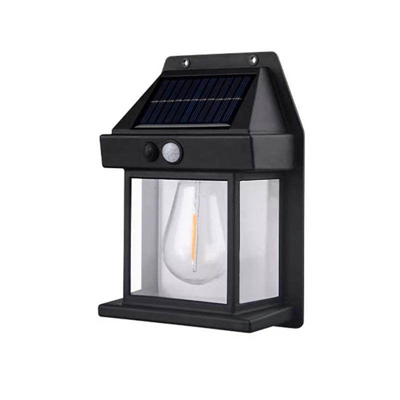Solar Lights Outdoor Wall Lantern, Dusk to Dawn Motion Sensor Porch Light for Outside, Waterproof Solar Wall Sconce Security Light Fixtures for Garden Yard Patio Fence