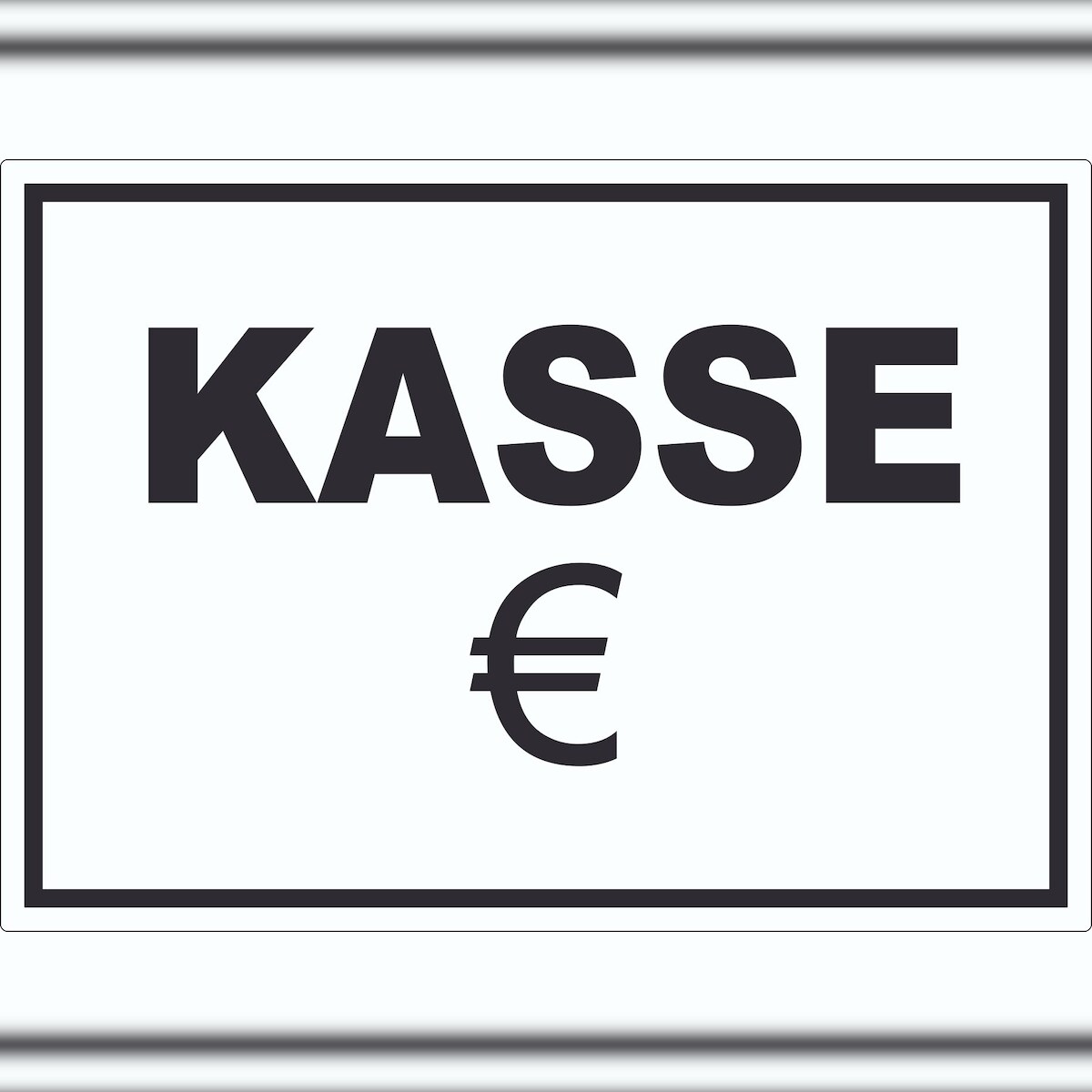 HB-Druck Kasse Aufkleber A5 (148x210mm) Image