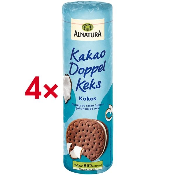 Alnatura Bio Doppelkekse »Kakao-Kokos« je 330 g 4 Stück Image