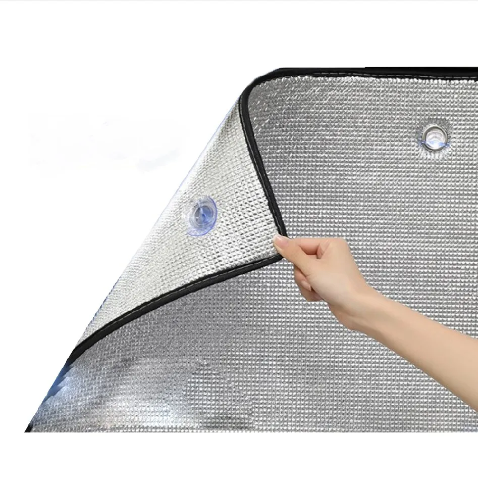 1pc 8mm Fenster Isolierung Film Doppelseitige Aluminium Film Isolierung Kühlung Hause Sonnenschirm Schutz Balkon Film Schattierung Bord Image