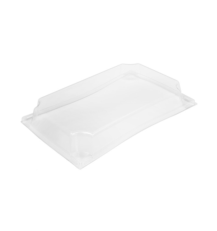 MONOUSO - PET-Deckel für Verpackungen 500ml 20x12,5cm (12 Stück) Image