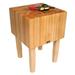 John Boos BoosBlock® Butcher Block Prep Table Plastic in Brown/Red | 34 H x 30 W x 24 D in | Wayfair AA03