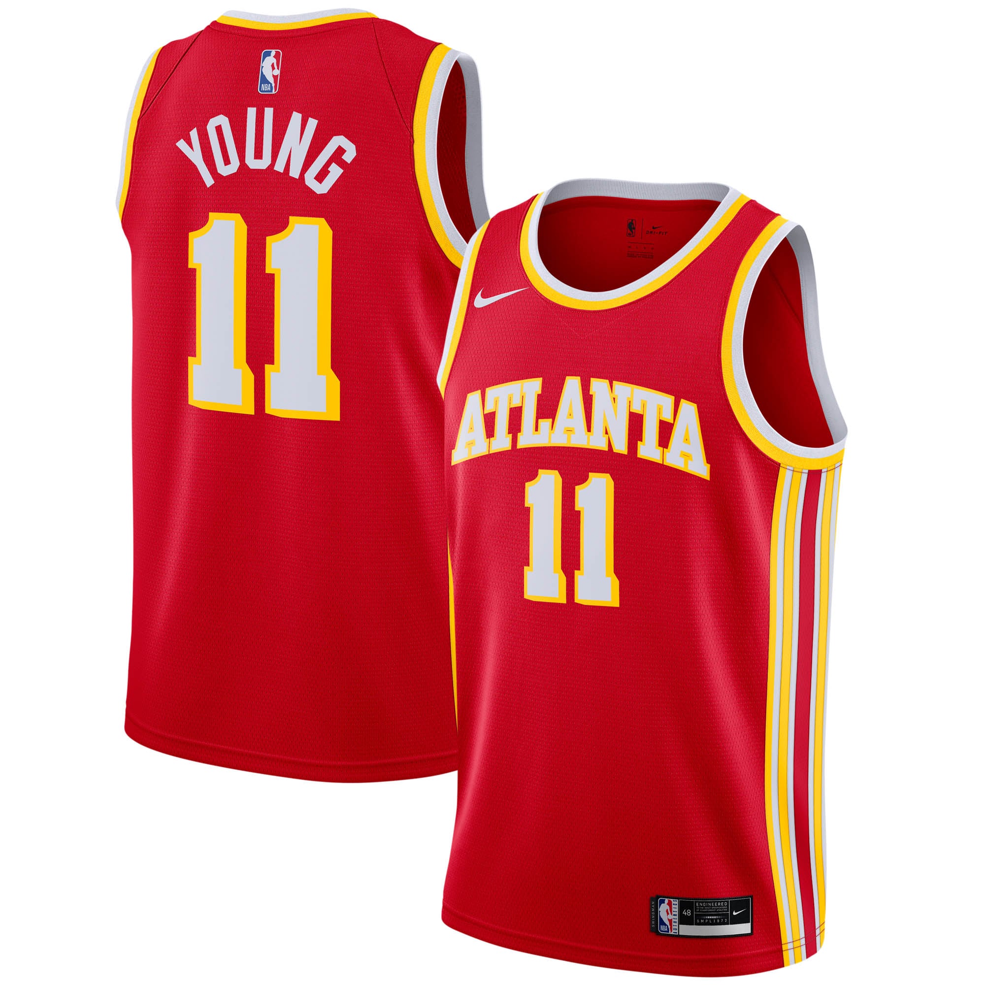 Maillot Atlanta Hawks Nike Icon Swingman - Trae Young - Homme - Homme Taille: 2XL