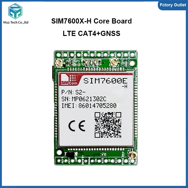 SIM7600E-H SIM7600G-H SIM7600SA-H SIM7600JC-H SIM7600NA-H Entwicklungsboard LTE CAT4+Voice+GNSS 30*30mm Modul-Kernplatine Image
