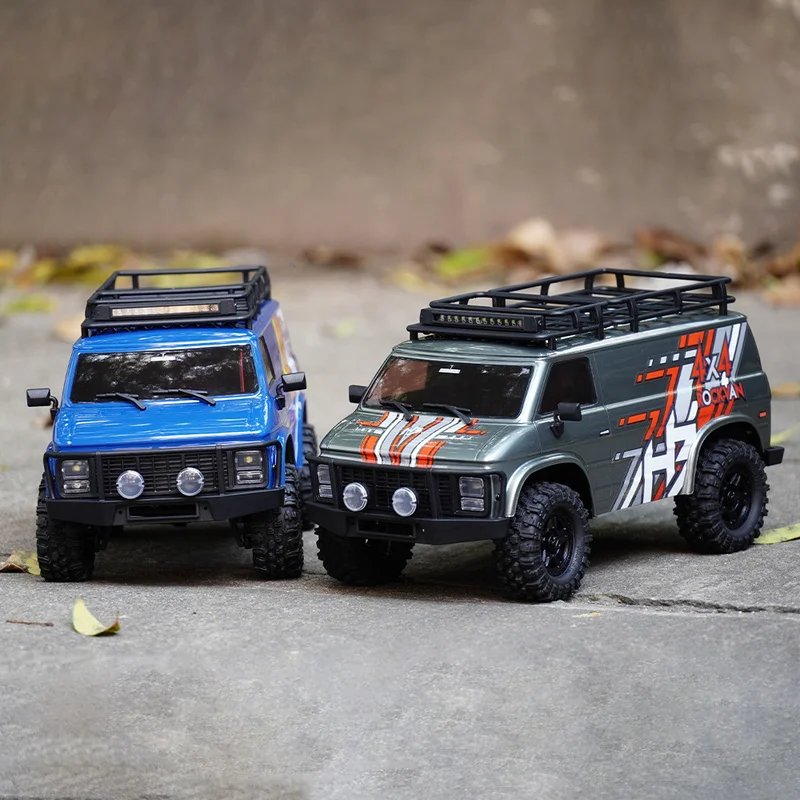 HOBBYPLUS 1/18 CR18P EVO V2 ROCK VAN Rock Truck 4-Kanal-Fernbedienungsauto 2S Allradantrieb Kletterauto Geländewagen