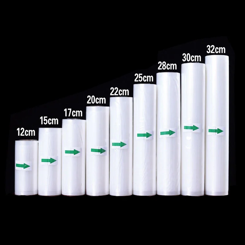 Sacs de conservation sous vide de cuisine, 500cm/rouleau, rouleau réutilisable, sac de conservation des aliments frais, sac de conservation des aliments frais, stockage des aliments de cuisine