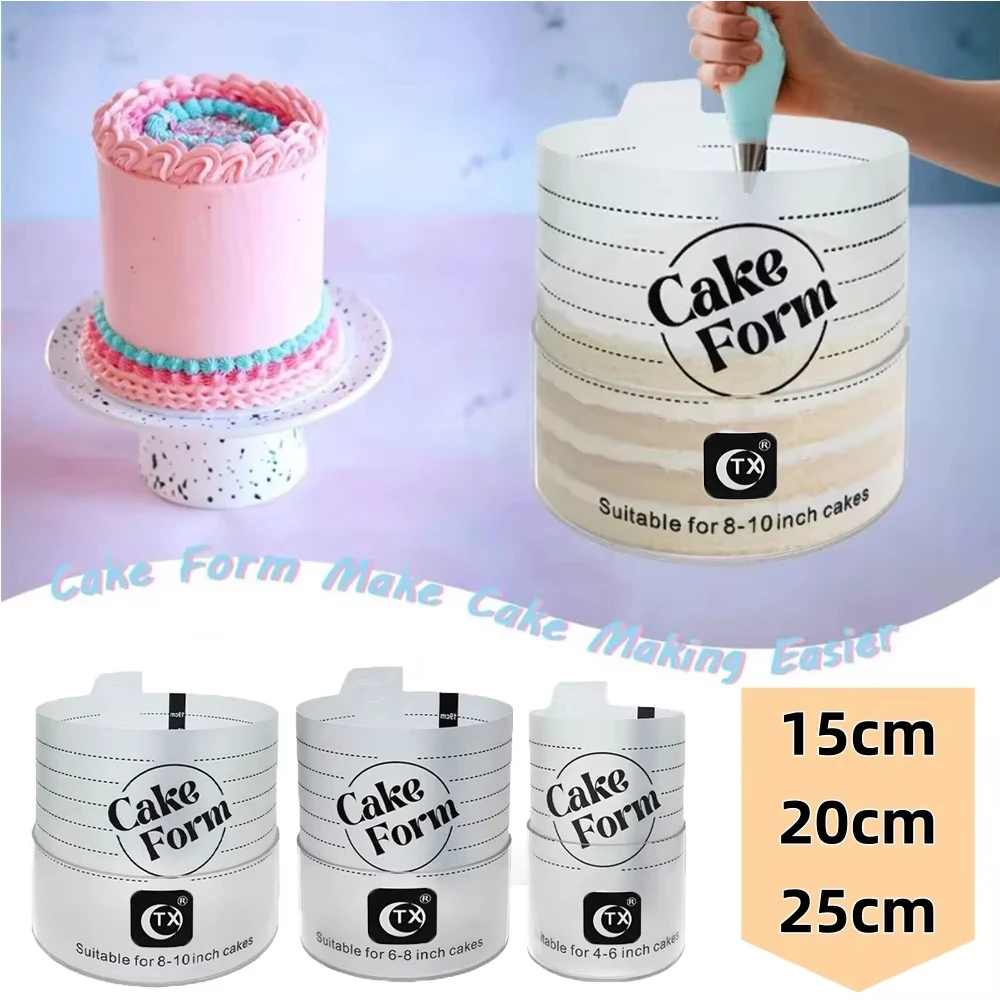 15/20/25 cm Einstellbare Runde Kuchen Ring Form Ausziehbar Mit Skala Mousse Dessert Kuchen Creme Backen Küche werkzeuge Kuchen Styling Kit