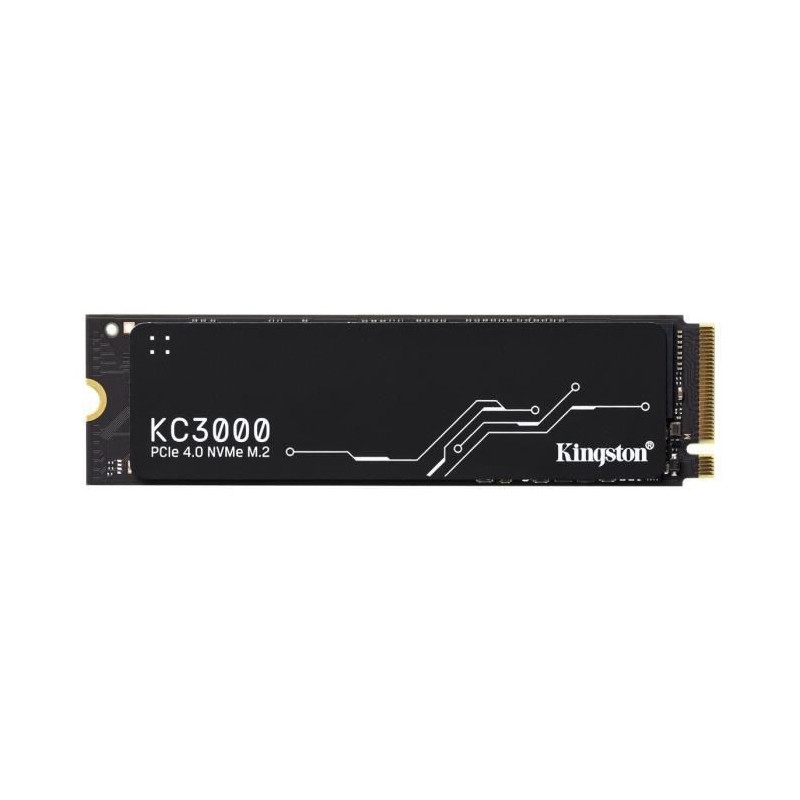 Kingston KC3000 NVMe SSD 1024 GB M.2 2280 TLC PCIe 4.0 - Solid State Disk - NVMe Image