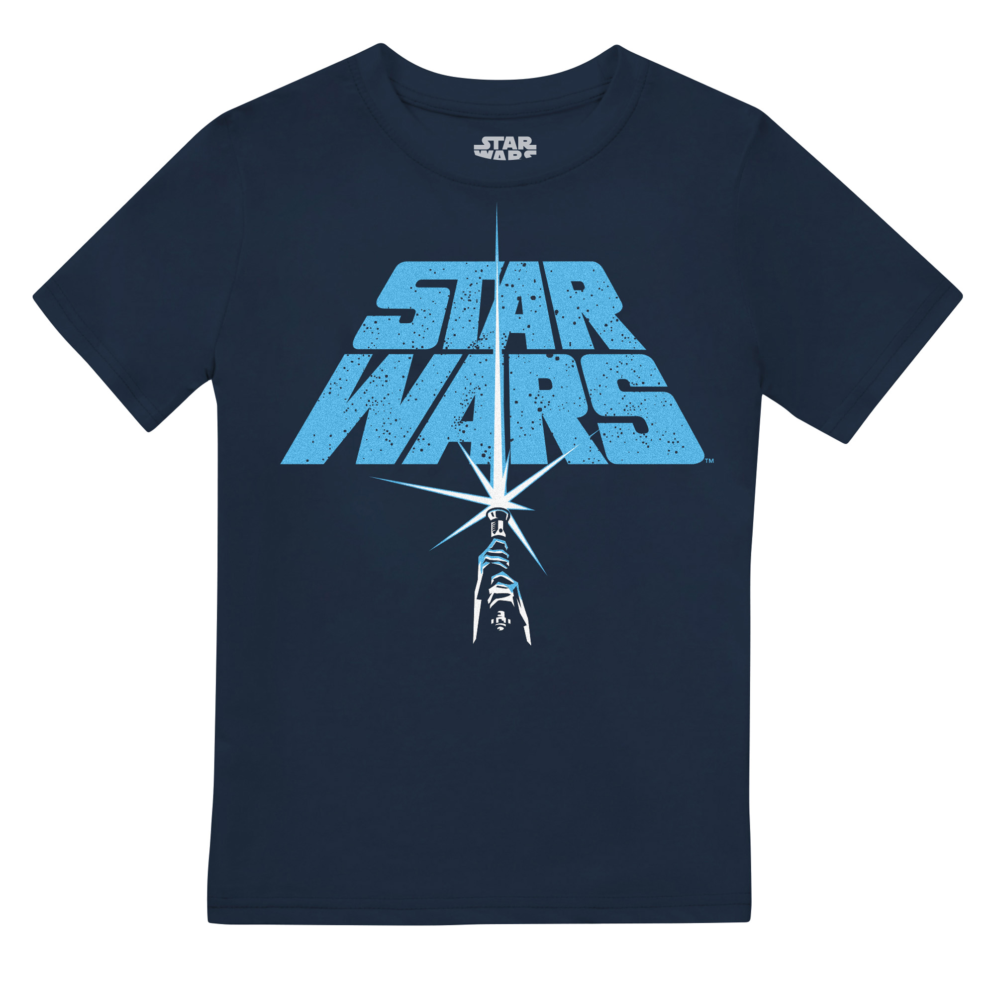 Star Wars - T-Shirt Logo für Kinder (Marineblau) Image