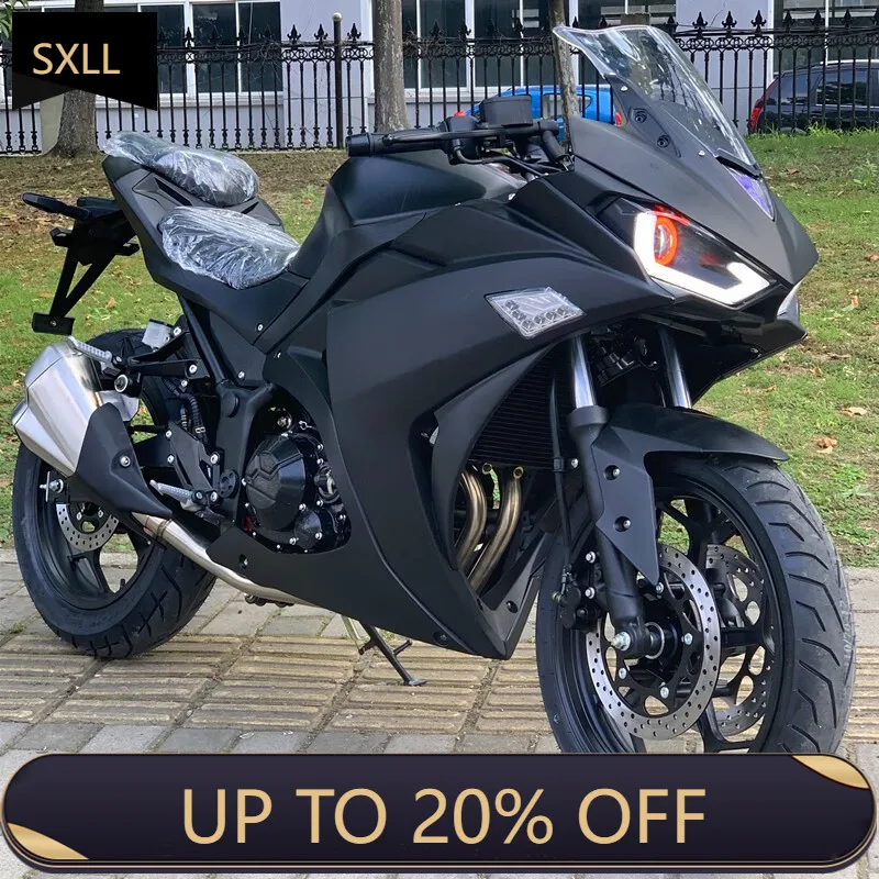 SXLL moto petite voiture de sport Ninja voiture horizontale peut être sous licence adulte carburant d
