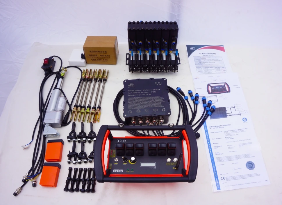 Ein kompletter Satz meistverkaufter Kranzubehör mit 6-Hebel, hoher Anpassungsfähigkeit, inklusive Fernbedienung, Image