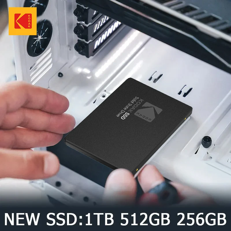 Kodak X120 PRO 1TB 512GB 256GB 128GB SATA III 2,5-Zoll Interne Solid-State-Drive für Laptop und Desktop-PC Image